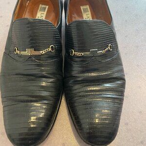 gENUINE LIZARD LANVIN SHOSE MADE IN ITALY.